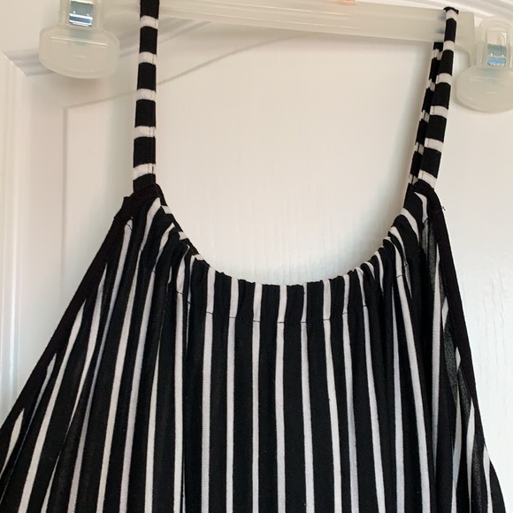 Black & White Stripe Maxi Dress - Picture 3 of 5